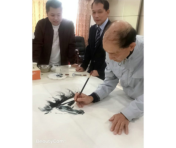 名人合影